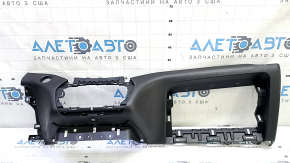 Right front panel trim for Jeep Cherokee KL 14-21, black, under Start/stop, scratch, broken guides