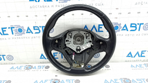 BMW X5 F15 14-18 steering wheel, black leather, heated, Sport, scratches, tears