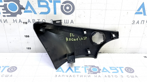 Right driver's side dashboard trim for Nissan Rogue Sport 17-22, black, with start/stop, scratches