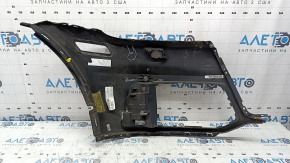 Front bare bumper, left side, Audi Q5 80A 18-20, black, for parking sensors, for headlight washers, without plug, chips
