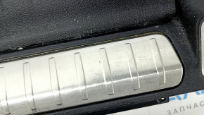 BMW X5 F15 16-18 Plug-in Trunk Door Trim, Black, 2-Row, with Chrome Trims, Scratches, Cracks, Missing Part, Broken Fastener