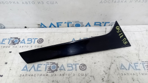 Rear spoiler, trunk lid, right trim, Audi Q5 80A 18-24, black gloss, scratches