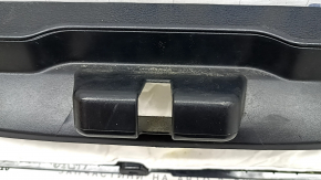 BMW X5 F15 14-18 black lower tailgate trim, 2 pieces with plug, scratches