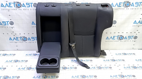 Rear seat row 2 upper left Nissan Rogue Sport 20-21 black leather, with armrest, with belt, no overlay
