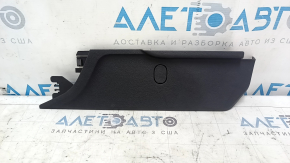 Right side center console trim for Audi Q5 80A 18-24, black, with plug