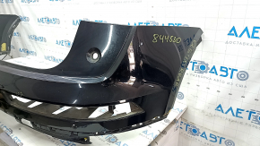 Bare rear bumper, upper part, Audi Q5 80A 18-20, for parking sensors, black, scratches, broken mount