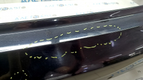 Bare rear bumper, upper part, Audi Q5 80A 18-20, for parking sensors, black, scratches, broken mount