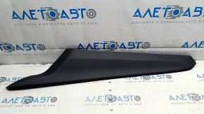 Right side center console trim for Volkswagen ID.4 21-22, black, scratches