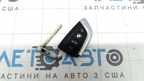 Smart BMW X5 F15 14-18 key, 4 buttons, type 2, taps, worn, chrome