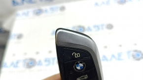 Smart BMW X5 F15 14-18 key, 4 buttons, type 2, taps, worn, chrome