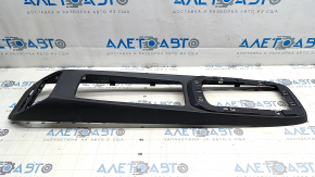Upper center console trim Volkswagen ID.4 21-22 black, worn