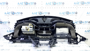 Nissan Rogue Sport 20-22 black dashboard with AIRBAG for 5" display