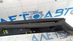 Right windshield pillar trim for Ford Bronco Sport 2021-2025, black, glossy, scratches, peeling seal, broken mount