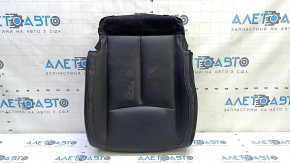 Lower passenger seat trim for Nissan Rogue Sport 17-22, black leather, heated, ready to clean