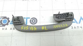 BMW X5 F15 14-18 rear left headliner handle, gray, with panoramic windows, scratches