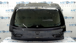 Bare trunk door with glass, upper part of BMW X5 F15 14-18, tinted, graphite A90, dents, scratches on the glass
