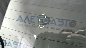 Bare trunk door with glass, upper part of BMW X5 F15 14-18, tinted, graphite A90, dents, scratches on the glass