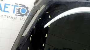 Bare trunk door with glass, upper part of BMW X5 F15 14-18, tinted, graphite A90, dents, scratches on the glass
