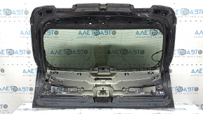 Bare trunk door with glass, upper part of BMW X5 F15 14-18, tinted, graphite A90, dents, scratches on the glass