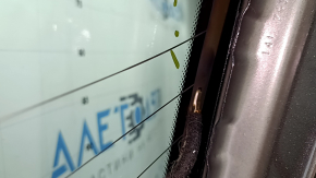 Bare trunk door with glass, upper part of BMW X5 F15 14-18, tinted, graphite A90, dents, scratches on the glass