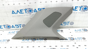 Rear left rear pillar trim for BMW X5 F15 14-18, gray GRAU for 2 rows, premium audio, scratches