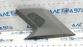 BMW X5 F15 14-18 rear right pillar trim, gray GRAU for 2 rows, premium audio, scratches, torn speaker mesh filter