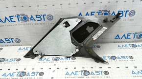 BMW X5 F15 14-18 rear right pillar trim, gray GRAU for 2 rows, premium audio, scratches, torn speaker mesh filter