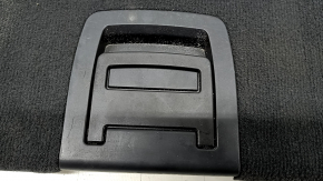 Rear trunk floor of BMW X5 F15 16-18 plug-in black for 2 rows, scratches, crack, needs cleaning