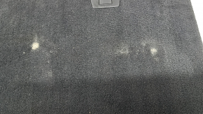 Rear trunk floor of BMW X5 F15 16-18 plug-in black for 2 rows, scratches, crack, needs cleaning