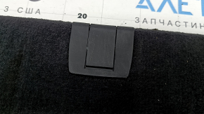 Rear trunk floor of BMW X5 F15 16-18 plug-in black for 2 rows, scratches, crack, needs cleaning