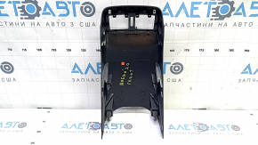 Rear center console trim for Nissan Rogue Sport 17-22, black, without deflector, worn