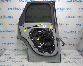 Rear left door assembly for Ford Bronco Sport 2021-25, gray NE, dents, scratches