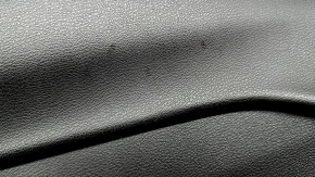 Front left door panel for BMW X5 F15 14-18, black Dakota leather, Harman Kardon, black leather insert and armrest, wood-like molding, with lighting and handle, scratches, tears, dents