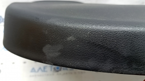 Front left door panel for BMW X5 F15 14-18, black Dakota leather, Harman Kardon, black leather insert and armrest, wood-like molding, with lighting and handle, scratches, tears, dents