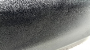 Front left door panel for BMW X5 F15 14-18, black Dakota leather, Harman Kardon, black leather insert and armrest, wood-like molding, with lighting and handle, scratches, tears, dents