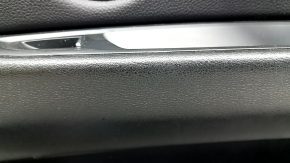 Door trim card front right BMW X5 F15 14-18 leather black Dakota, Harman Kardon, insert and armrest black leather, molding under the tree, with illumination and handle, scratches, tears, dents, nadle