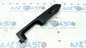 Front right window control trim for a 2021-2025 Ford Bronco Sport, black, cracked mounting, scratches