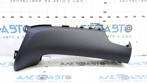 Right lower front panel trim for Nissan Rogue Sport 20-22 black