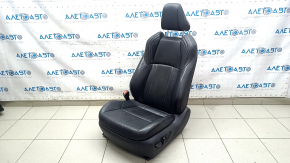 Toyota Venza 21-24 electric driver's seat with airbag, black leather, heated, ventilated, perforated, XLE, dry-cleanable, scratches