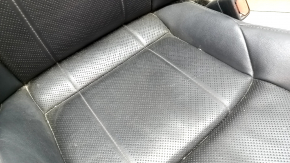 Toyota Venza 21-24 passenger seat, electric, with airbag, black leather, heated, ventilated, perforated, XLE, needs cleaning, scratches