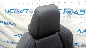 Toyota Venza 21-24 passenger seat, electric, with airbag, black leather, heated, ventilated, perforated, XLE, needs cleaning, scratches