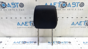 BMW 3 Series F30 4D 12-18 passenger seat headrest, black leather, black stitching