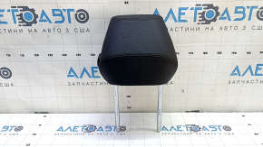 BMW 3 Series F30 4D 12-18 passenger seat headrest, black leather, black stitching