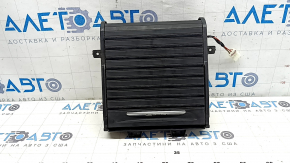 BMW X5 F15 14-18 center console pocket with cup holders, black, e-drive, with cigarette lighter
