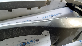 Front bumper bare BMW 3 F30 16-18 Sport line, without parking sensors, silver, dented