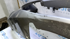 Front bumper bare BMW 3 F30 16-18 Sport line, without parking sensors, silver, dented