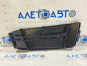 Front bumper grille left Audi A4 B9 17-19 s-line, without radar, chrome
