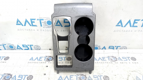 Ford Bronco Sport 2021-25 center console trim with cup holders, gray, scratches, scuffed, needs cleaning