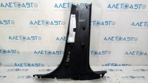 Lower left center pillar trim for Ford Bronco Sport 2021-25, black, scratches, broken mount, needs cleaning