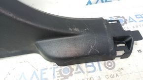 Lower left center pillar trim for Ford Bronco Sport 2021-25, black, scratches, broken mount, needs cleaning